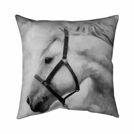 FONDO 26 x 26 in. Darius The Horse-Double Sided Print Indoor Pillow FO2792776